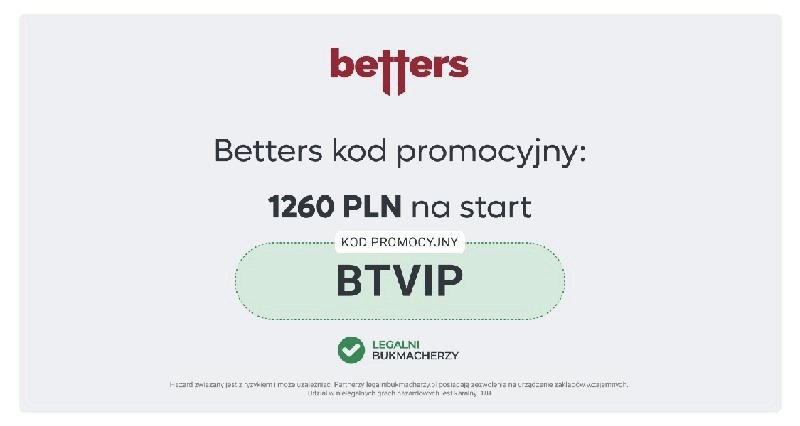 Betters kod promocyjny: jak aktywować bonus bez błędów?